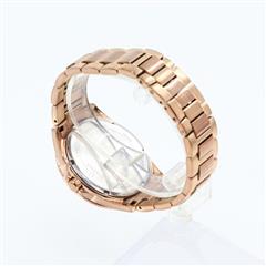 Bulova Crystal Quartz Gemmed Rose Gold Stainless Steel Watch